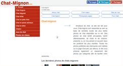 Desktop Screenshot of chat-mignon.com