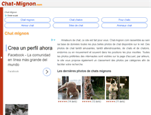 Tablet Screenshot of chat-mignon.com